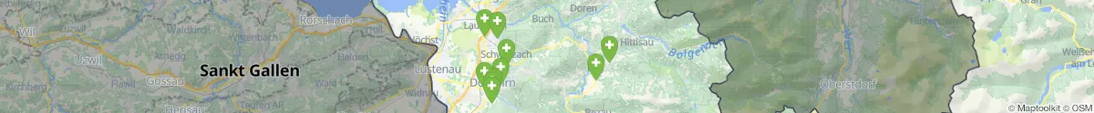 Map view for Pharmacies emergency services nearby Alberschwende (Bregenz, Vorarlberg)